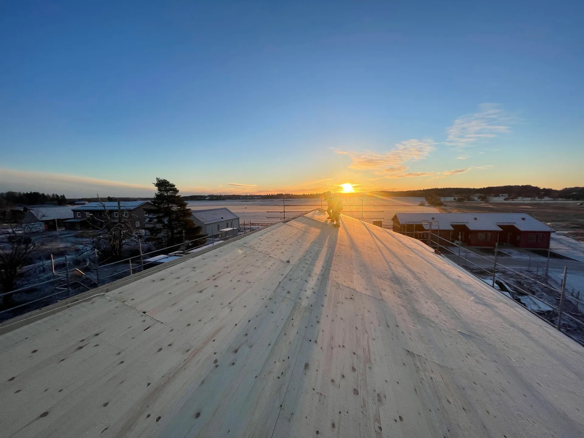 Takläggning och takrenovering i Täby